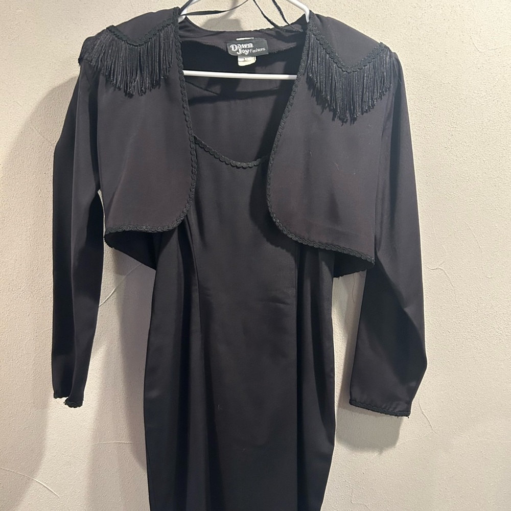 90s fringe dress set